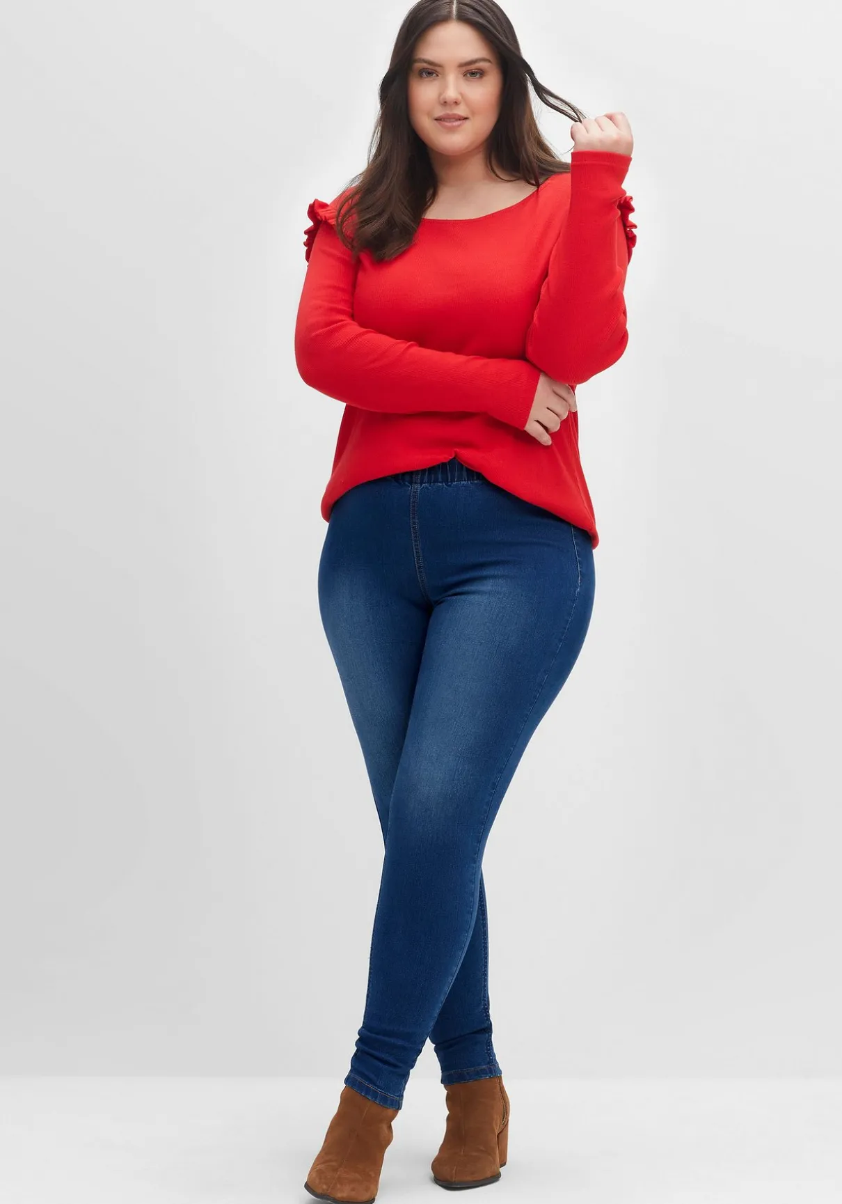 Doppelpack Jeggings mit Kontrastnähten