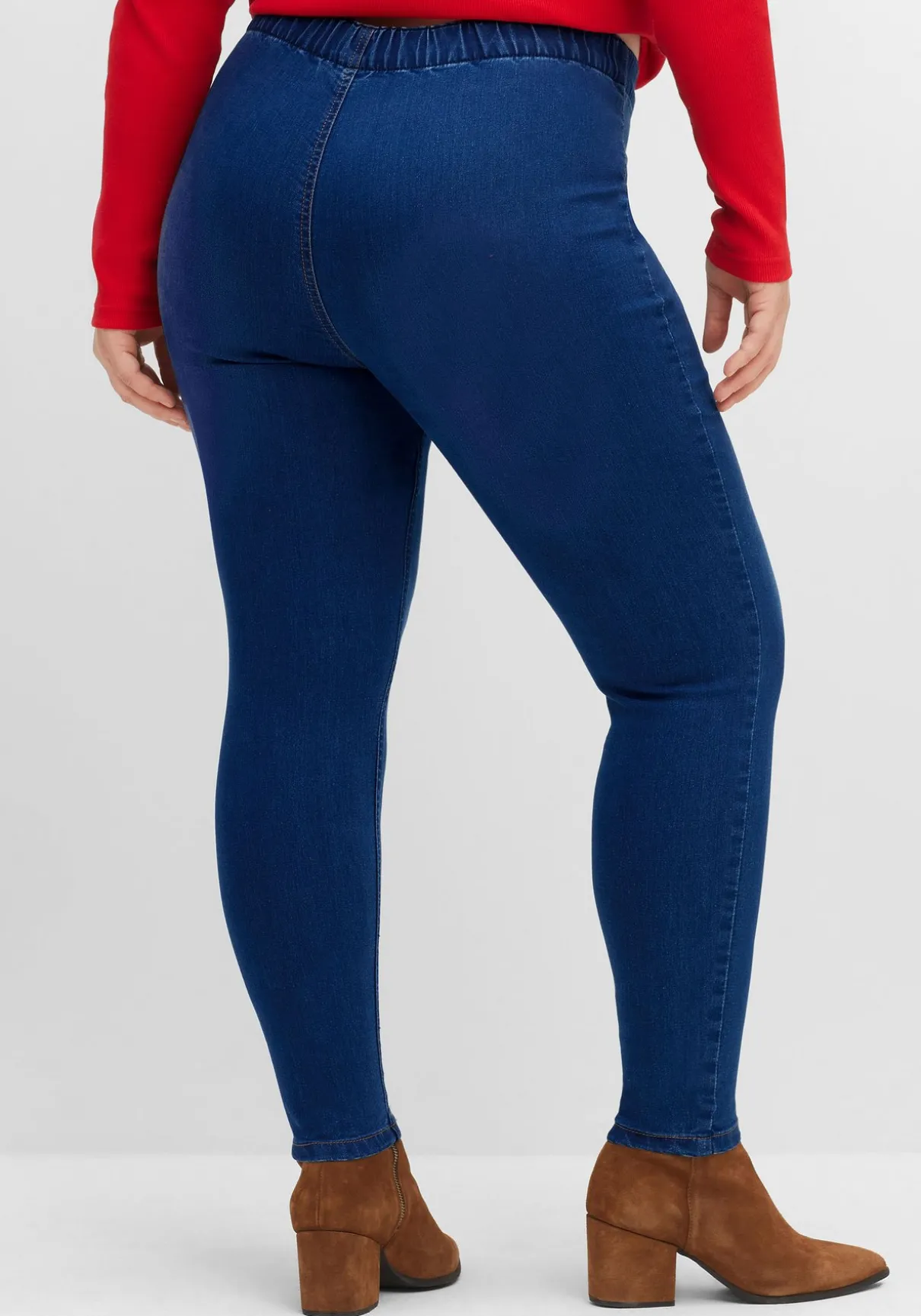 Doppelpack Jeggings mit Kontrastnähten