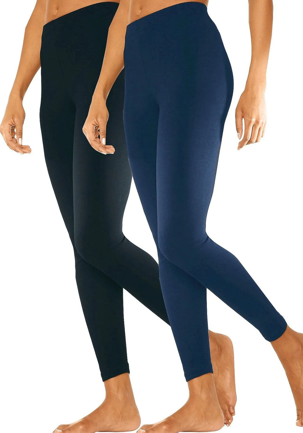 Doppelpack Leggings mit Gummibund