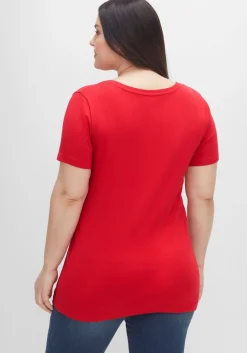 Doppelpack Shirts mit V-Ausschnitt