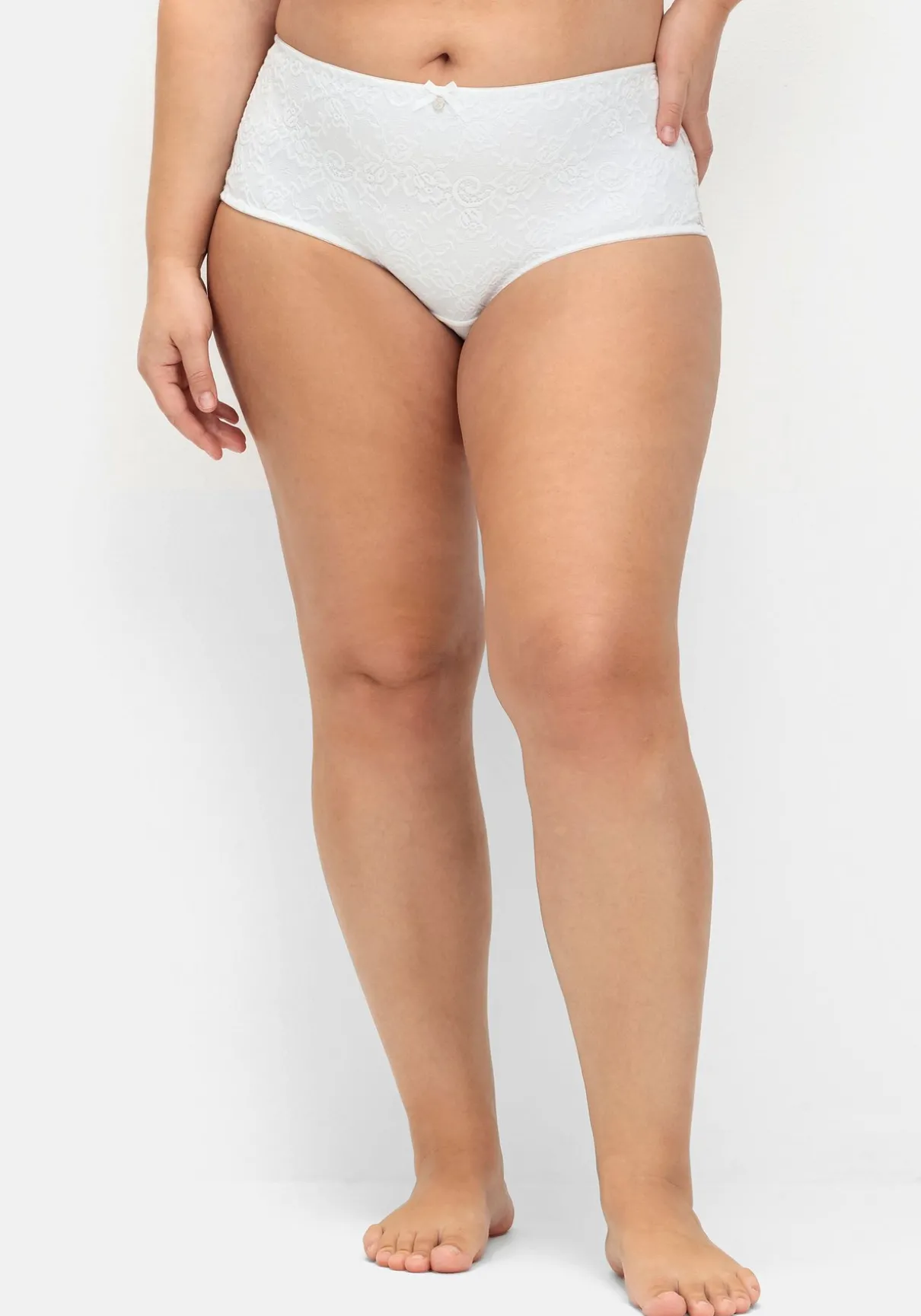 Doppelpack Slips mit Spitze und Shaping-Effekt