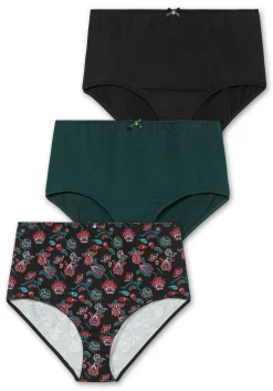 Dreierpack Taillenslips mit Zierschleife vorn