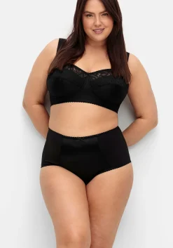 Entlastungs-BH mit transparenter Spitze, ohne Bügel