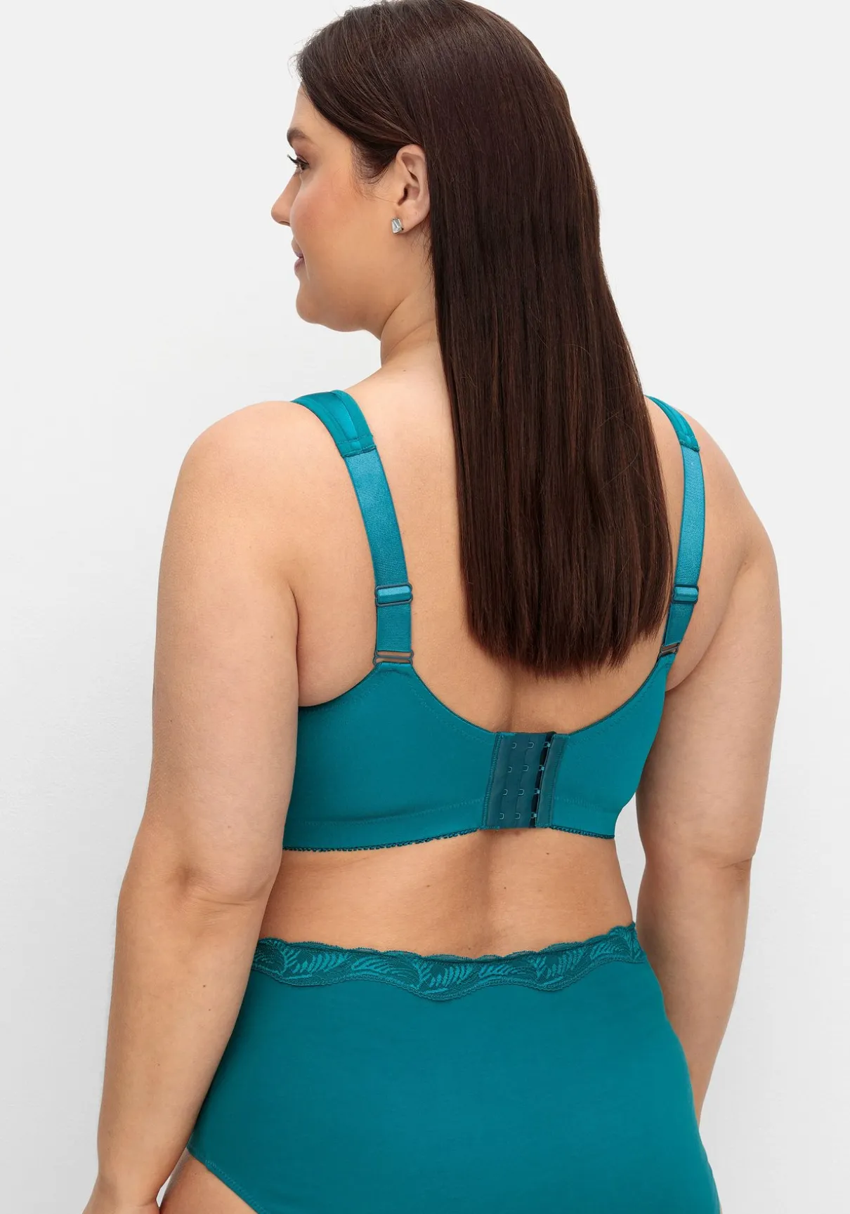 Entlastungs-BH ohne Bügel, mit Spitze