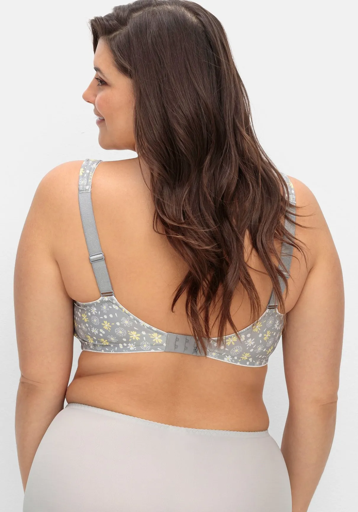 Entlastungs-BH ohne Bügel, mit Blümchenprint