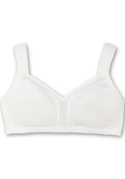 Entlastungs-BH ohne Bügel, mit Spitzeneinsatz