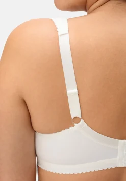 Entlastungs-BH ohne Bügel, mit Spitzeneinsatz