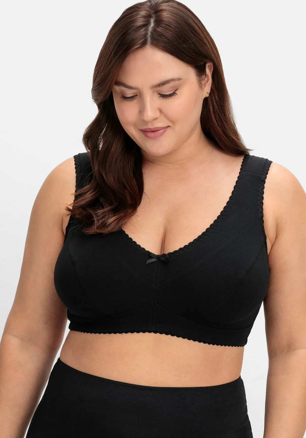 Entlastungs-BH ohne Bügel, mit Unterbrustgummi