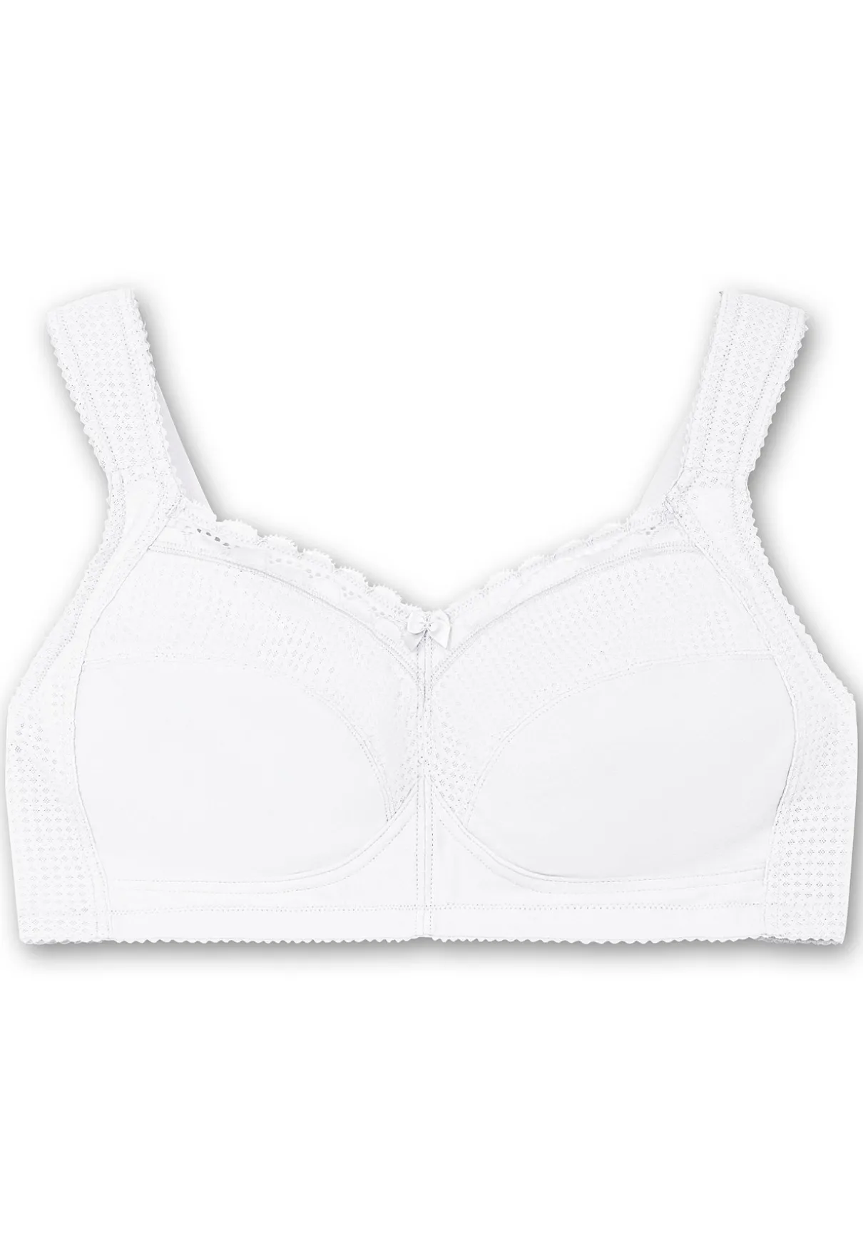 Entlastungs-BH ohne Bügel, mit Spitze