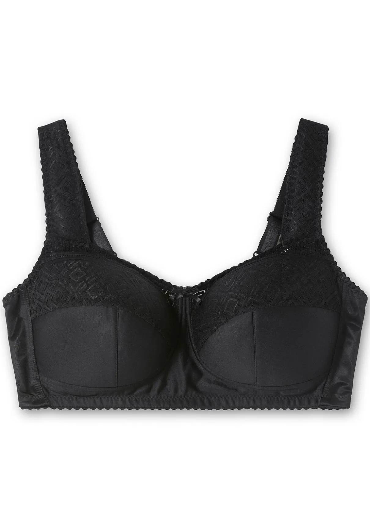 Entlastungs-BH ohne Bügel, mit Spitzen-Details