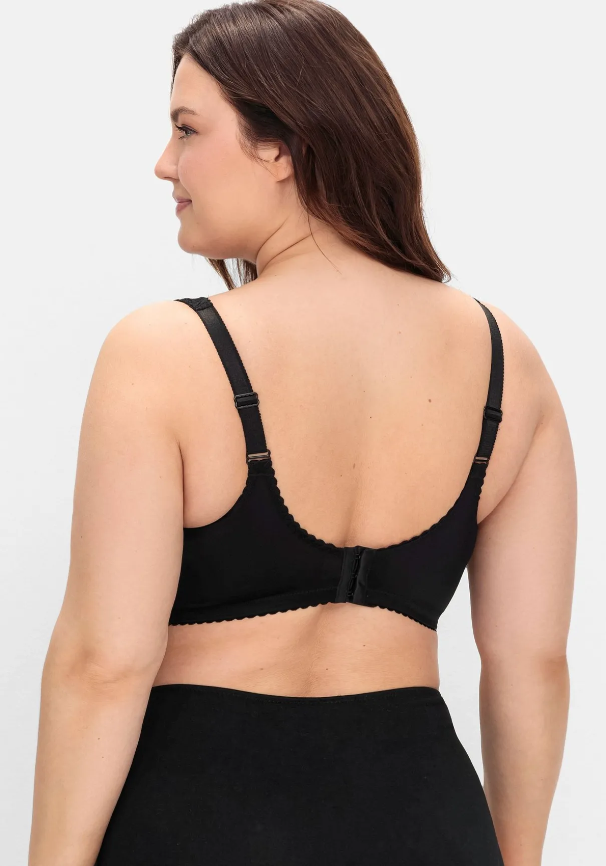 Entlastungs-BH ohne Bügel, mit Spitze