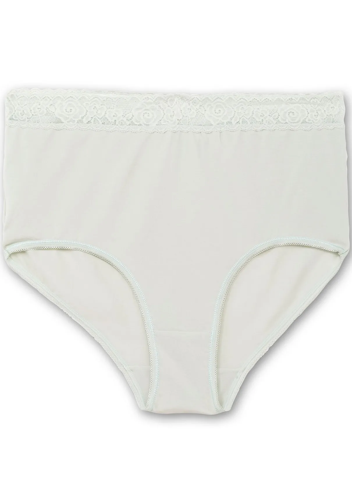 4er-Pack Taillenslips, mit Spitzenbund