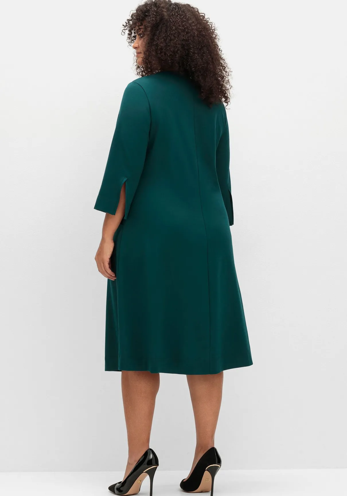 Etuikleid mit 3/4-Ärmeln, in Punto di Roma-Qualität