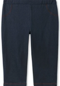 Extraschmale Caprihose in Denim-Optik