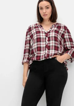 Extraschmale Twillhose in Curvy-Schnitt SUSANNE