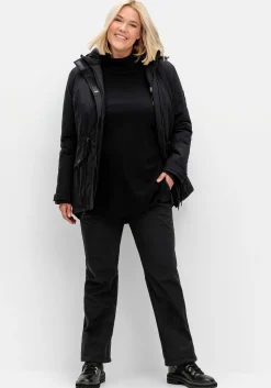 Funktionshose aus Softshell, wasser- und windabweisend