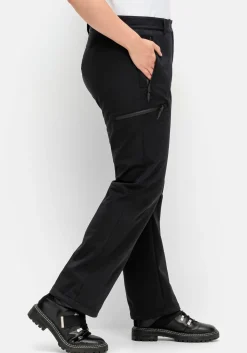 Funktionshose aus Softshell, wasser- und windabweisend