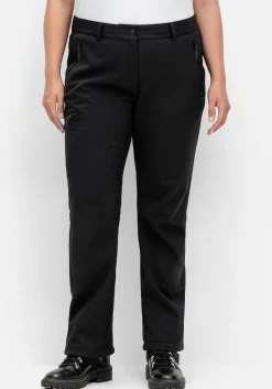 Funktionshose aus Softshell, wasser- und windabweisend