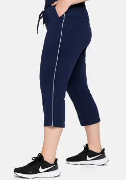 Funktionshose in 3/4-Länge mit Kontrastpaspel