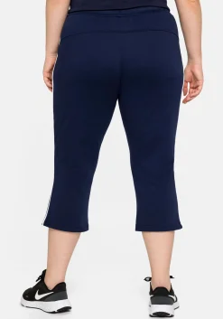 Funktionshose in 3/4-Länge mit Kontrastpaspel