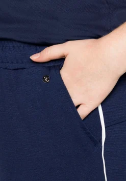 Funktionshose in 3/4-Länge mit Kontrastpaspel