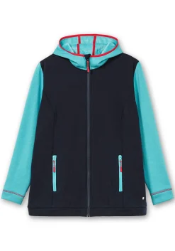Funktionsjacke aus Fleece, in Kontrast-Optik