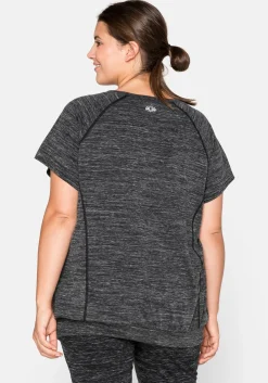 Funktionsshirt im Oversized-Schnitt, mit Saumbündchen