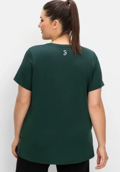 Funktionsshirt mit V-Ausschnitt