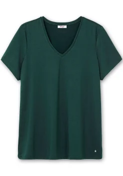 Funktionsshirt mit V-Ausschnitt