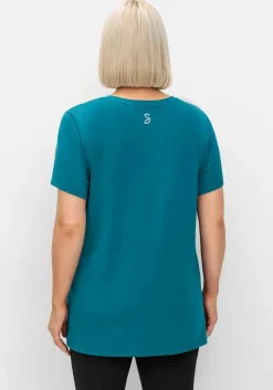 Funktionsshirt mit V-Ausschnitt