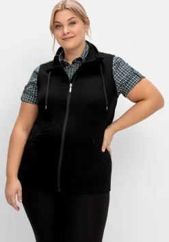 Funktionsweste mit kleinem Stehkragen