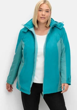 Funktions-Winterjacke mit Kontrastdetails