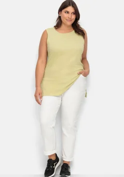 Gerade Bengalinhose mit hohem Schlupfbund