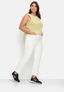 Gerade Bengalinhose mit hohem Schlupfbund