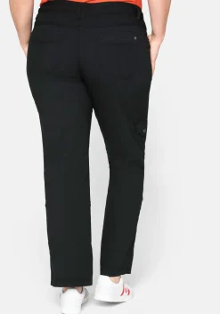 Gerade Cargo-Hose mit krempelbaren Beinen