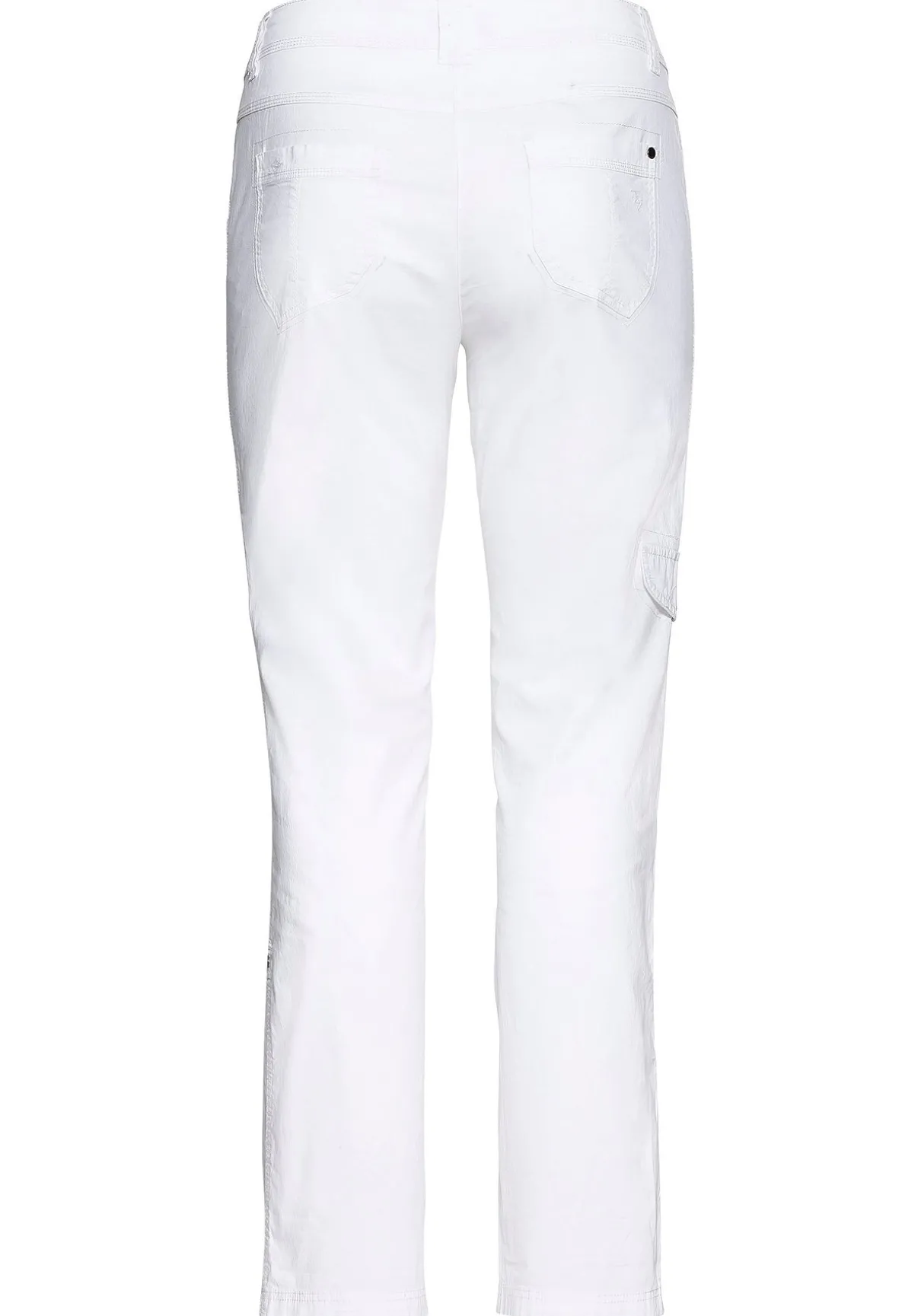 Gerade Cargo-Hose mit krempelbaren Beinen