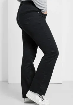 Gerade Hose aus Baumwoll-Twill