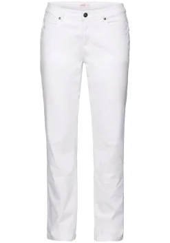 Gerade Hose aus Baumwoll-Twill