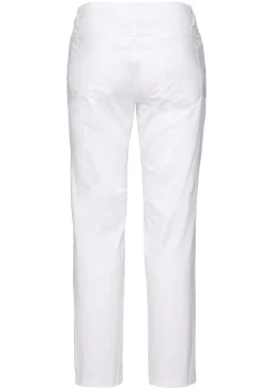 Gerade Hose aus Baumwoll-Twill