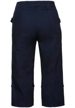 Gerade 3/4-Hose mit Krempelfunktion