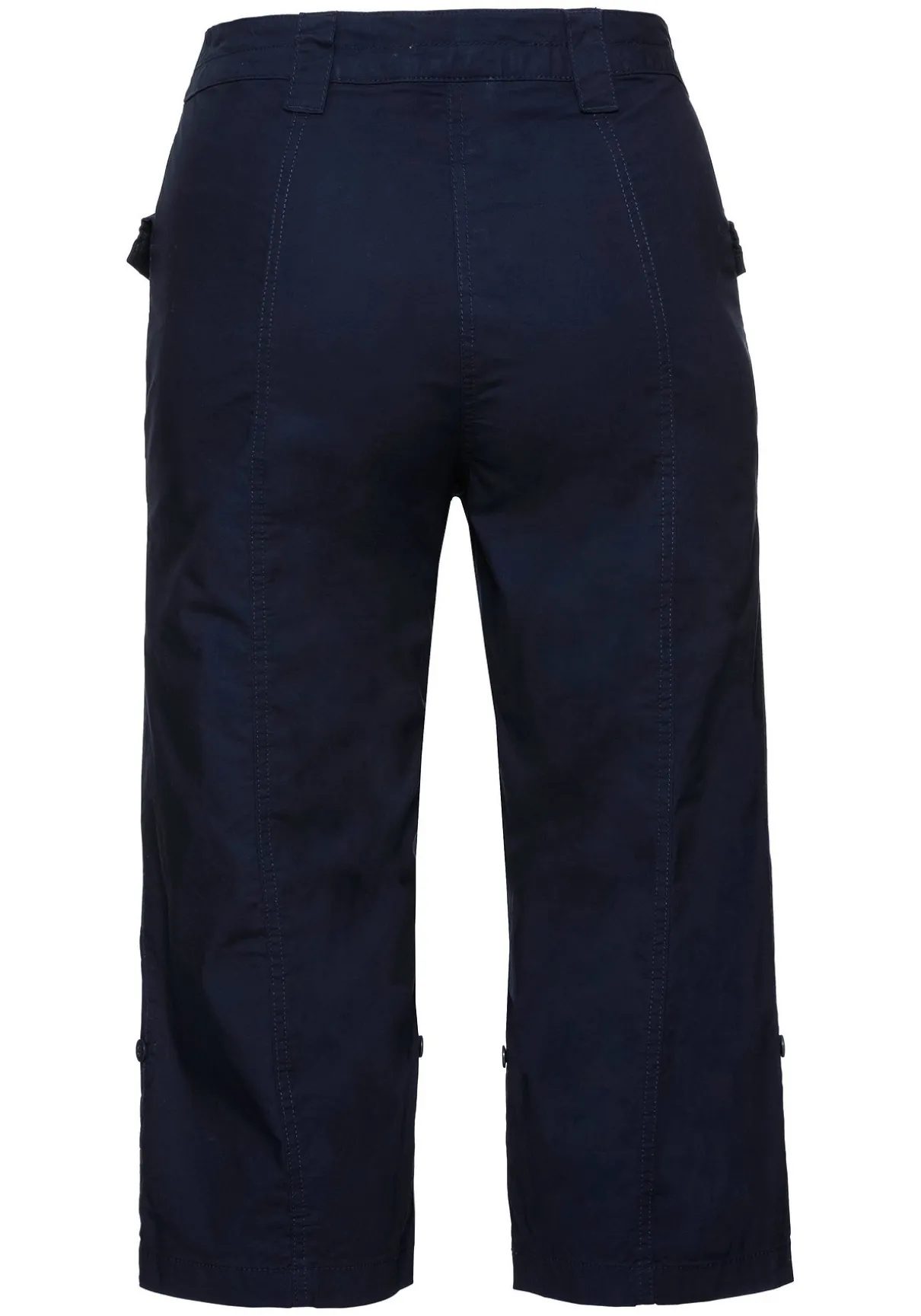 Gerade 3/4-Hose mit Krempelfunktion