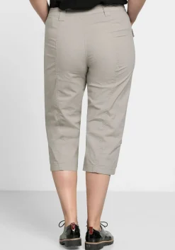 Gerade 3/4-Hose mit Krempelfunktion