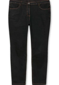 Gerade, innen weich angeraute Thermojeans