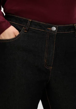 Gerade, innen weich angeraute Thermojeans