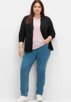 Gerade, innen weich angeraute Thermojeans