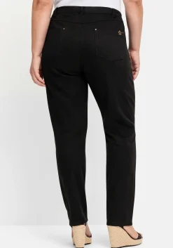 Gerade Jeans in Ankle-Länge, Five-Pocket-Form