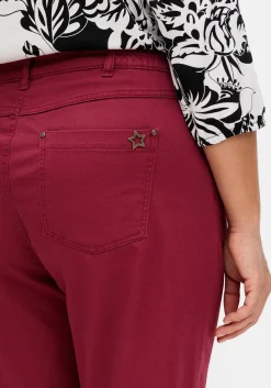 Gerade Jeans in Ankle-Länge, Five-Pocket-Form