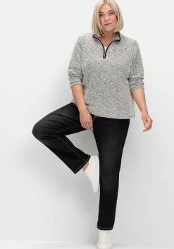 Gerade Jeans mit Rundum-Dehnbund