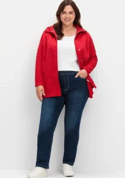 Gerade Jeans mit Rundum-Dehnbund