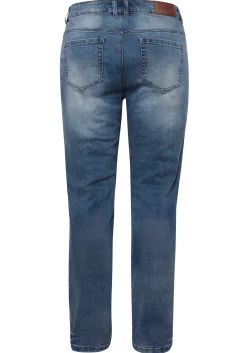 Gerade Stretch-Jeans mit Bodyforming-Effekt